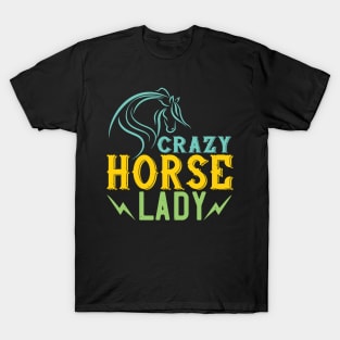 Crazy Horse Lady T-Shirt